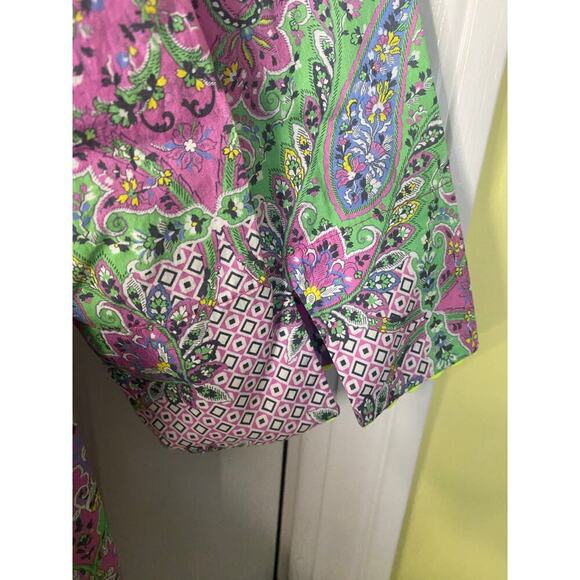 Maison Common Paisley Printed Tunic Top Size 42 - Picture 10 of 11